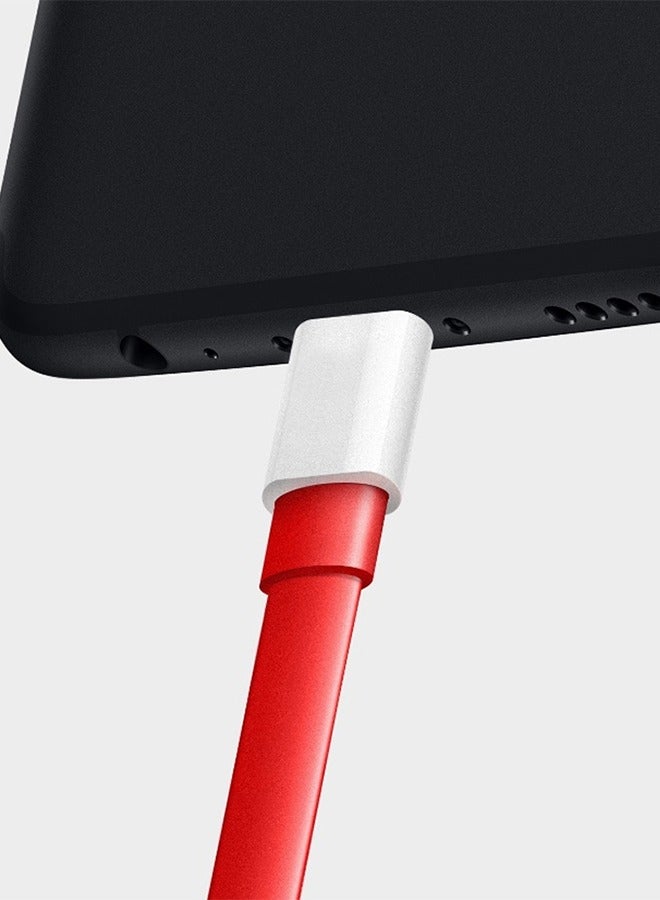 OnePlus Warp Charge USB to Type-C Cable – 1.5 Meter Red - Image 5