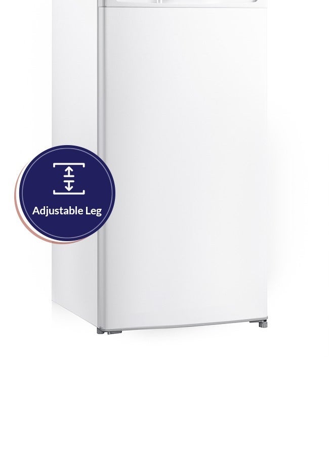 Arrow 252Liters, 8.9Cu.Ft,Double Door Refrigerator with 7 Years Compressor Warranty, Mechanical Temperature Control, Defrost, Metal Door Panel, Recessed Handle, Energy Saving, Inside Lighting, Wheel, White Color | Model No: RO2-390L - Image 5