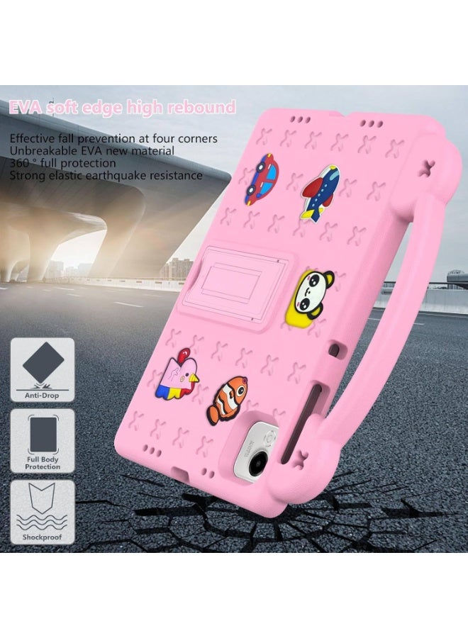 CHEROSIN Kids Case Compatible with Honor Pad X9a 11.5 inch 2025, Cute Full Body Protective Cover with Handle Stand, Lightweight Shockproof Cover with Shoulder Strap Kickstand for Honor Pad X9a 2025 (Pink) - Image 4