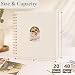Vienrose 8x8 Inch Scrapbook Album 20 Sheets 40 Blank Thick Pages Personalized DIY Photo Album Linen Arch Window Memory Book for Wedding Baby Shower Anniversary Travel Keepsake Gift Beige - Image 2