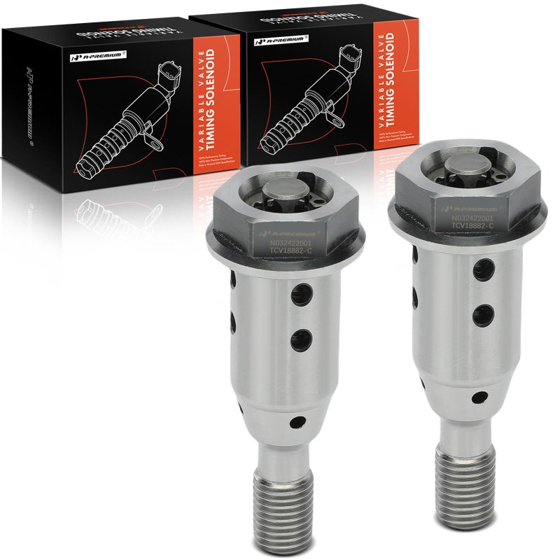 A-Premium APremium 2PC Intake Exhaust Engine Variable Valve Timing VVT Solenoid Compatible with Chevrolet Cruze 20112016 Sonic 20122020 Trax Volt Cruze Limited Buick Encore Cadillac ELR - Image 2