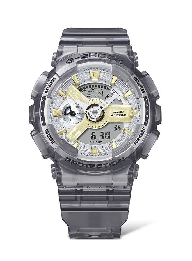 CASIO Analog Plus Digital Round Water Resistance Wrist Watch GMA-S110GS-8ADR - Image 3