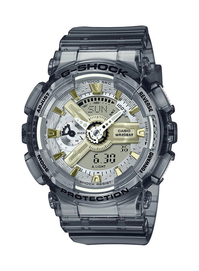 CASIO Analog Plus Digital Round Water Resistance Wrist Watch GMA-S110GS-8ADR - Image 1