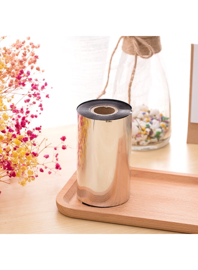 ديلي Deli 110mm*300m طابعة نقل حراري للباركود طابعة ملصقات شريط كربوني شمعي عالمي 81522 (لفة واحدة) - Image 3