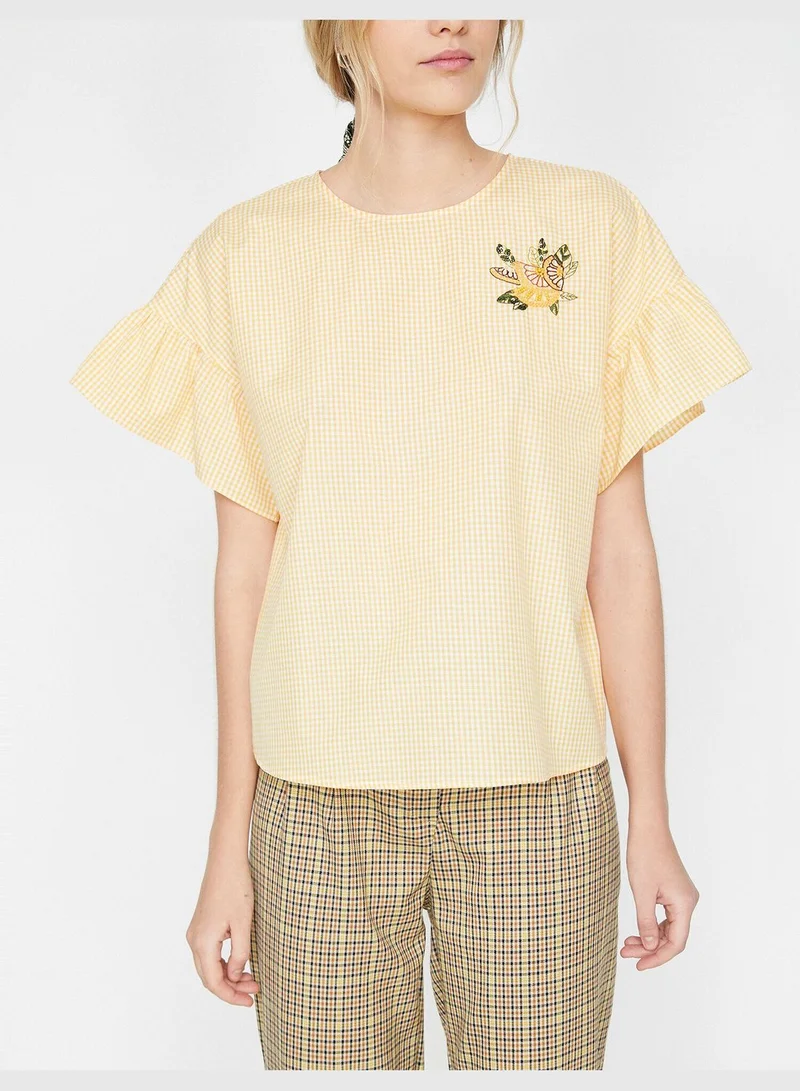 كوتون Embellished Blous