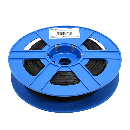 Prime-Line P 7551 Screen Retainer Vinyl Spline, 0.12 In., Round, Black, 250 foot (1 Roll) - Image 1