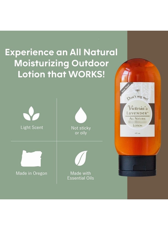 Victoria's Lavender All Natural Moisturizing Body Lotion With Essential Oilsall Natural Body Lotion For Skin Protection For Outdoor & Leisure Activitiesbackpackers Campers Hikers4 Oz - Image 3