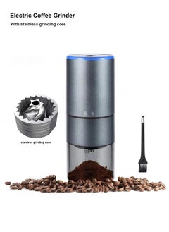 Portable Electric Coffee Grinder 5 Star Stainless Core with 60 Level  Blue