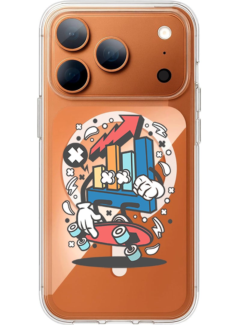 Theodor Magnetic Case for Apple iPhone 17 Pro Max Compatible with MagSafe Wireless Charging, Shockproof Phone Bumper Cover - Taurus - Image 1