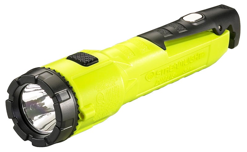 Streamlight 68780 Dualie 3AA 245-Lumen Magnetic Intrinsically Safe Industrial Flashlight with Spot/Flood Without Batteries, Yellow - Image 1
