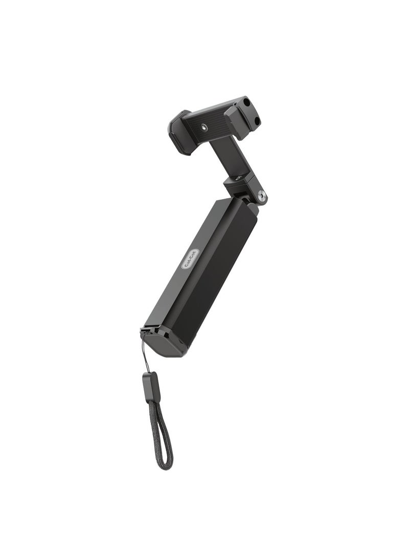 Cat - Cot Cat-Cot Multi-Directional Foldable Travel Phone Holder CT-61 - 360° Rotation Airplane Seatback & Tray Table Mount, Portable Handheld Grip & Desk Stand for iPhone, Samsung & All Smartphones - Black - Image 1