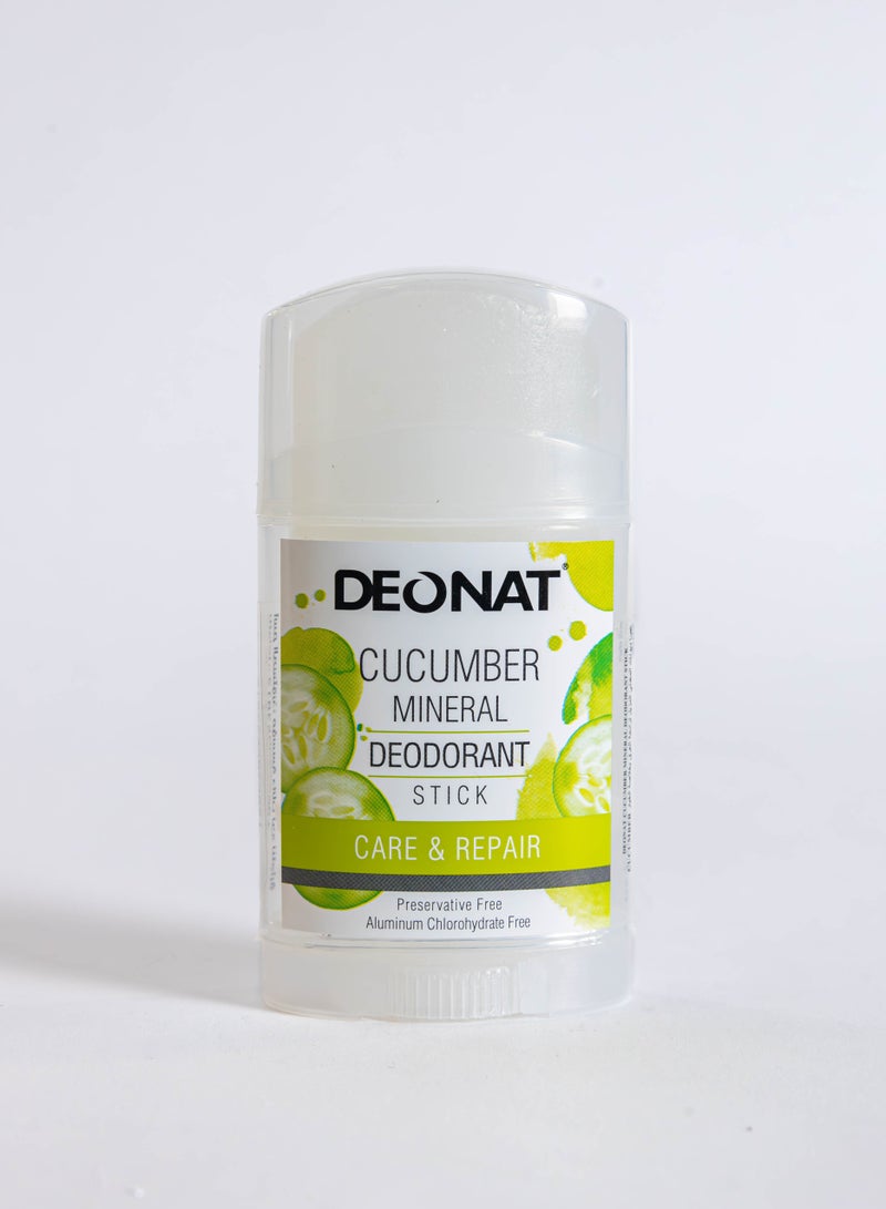 DEONAT Cucumber Mineral Deodorant Stick - 100g | Made in Thailand | Natural and Refreshing Protection - Image 1