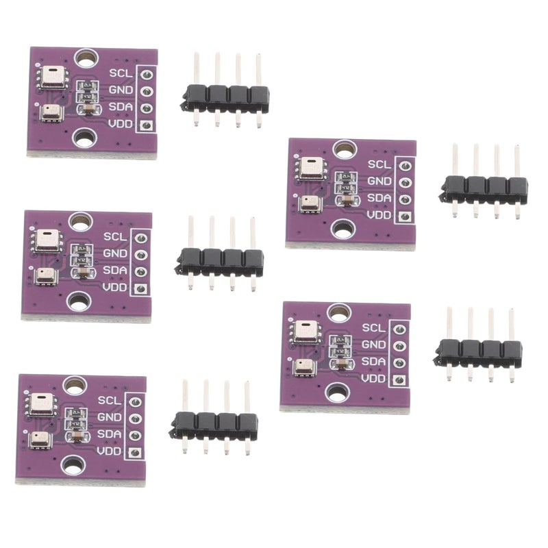 5Pcs Digital Humidity Pressure Sensor Module Low Power Consumption Accurate Atmospheric Detection - Image 2