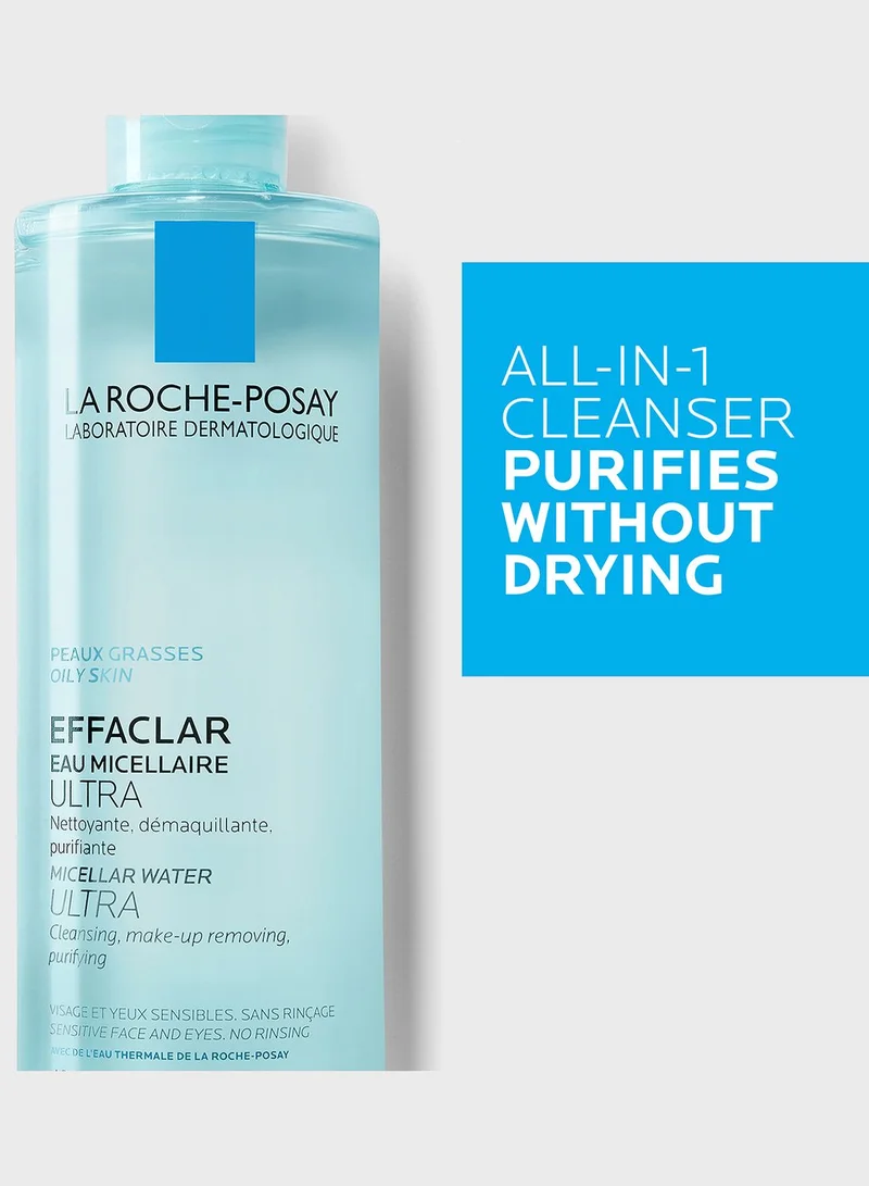 LA ROCHE-POSAY Effaclar Micellar Water Makeup Remover for Oily Skin 400ml