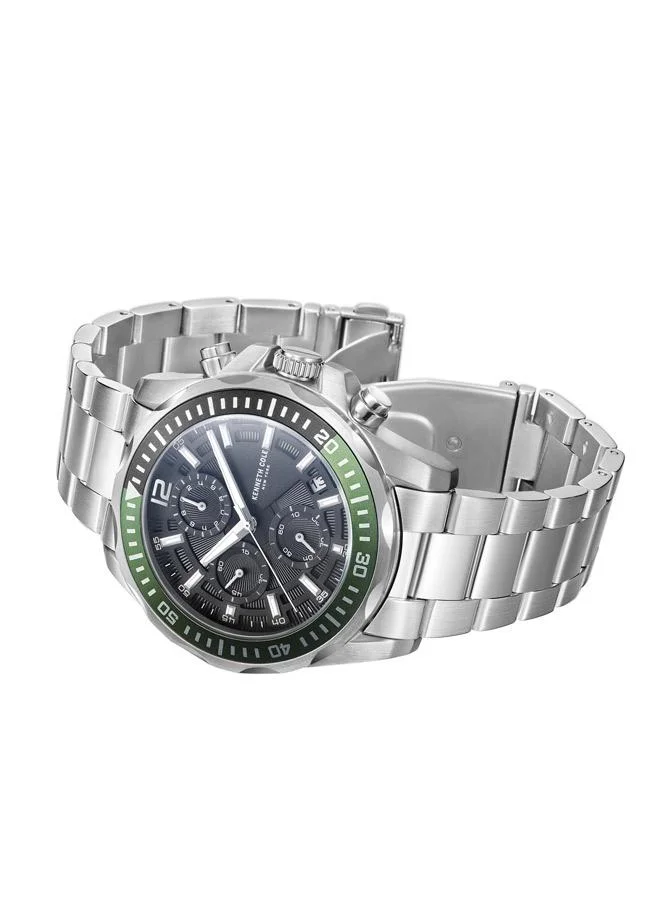 Kenneth Cole New York Watch For Men With Stainless Steel Bracelet 43mm