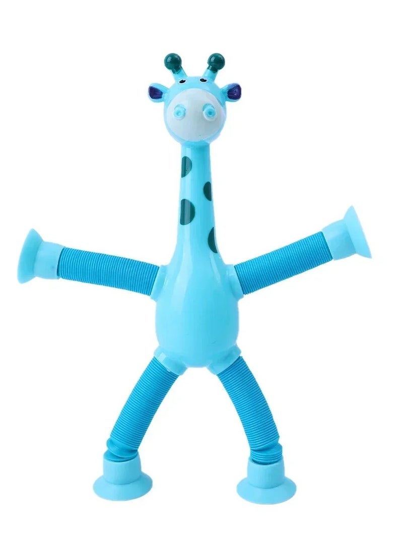 Telescopic Suction Cup Giraffe Toy, Sensory Tubes for Toddler, Fidget Toys  1PCS - Image 4