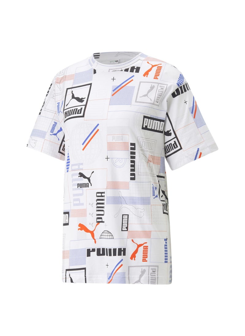 PUMA - Classics Gen. Womens Printed T-Shirt - Image 1