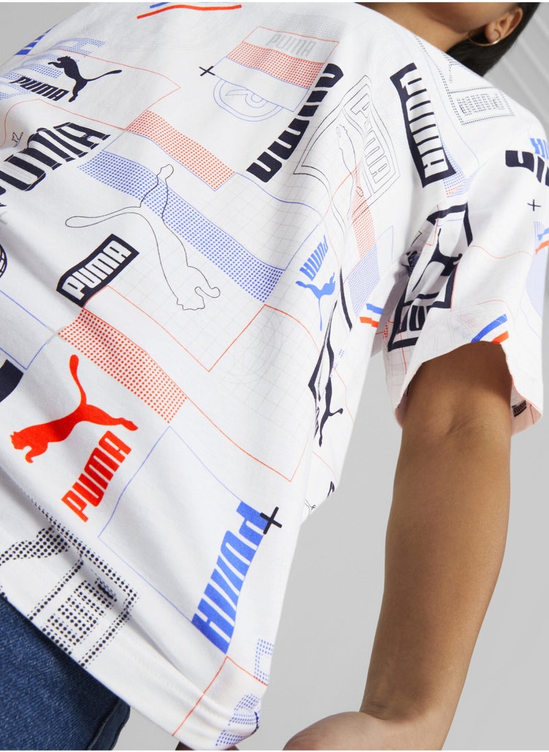 PUMA - Classics Gen. Womens Printed T-Shirt - Image 1