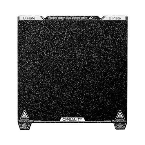 SainSmart Official Creality K1 Texture PEI Build Plate Kit, Flexible Spring Steel Platform with Power Coating PEI Surface and Magnetic Base Sheet Kit for K1, Ender 3 V3 SE/KE, CR-10 SE, 235x235mm - Image 1