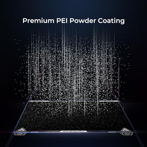 SainSmart Official Creality K1 Texture PEI Build Plate Kit, Flexible Spring Steel Platform with Power Coating PEI Surface and Magnetic Base Sheet Kit for K1, Ender 3 V3 SE/KE, CR-10 SE, 235x235mm - Image 4