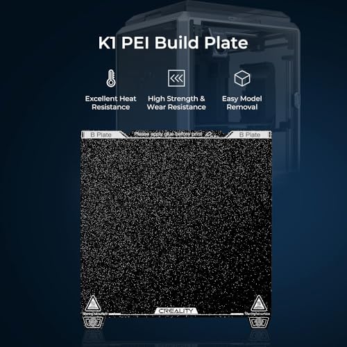 SainSmart Official Creality K1 Texture PEI Build Plate Kit, Flexible Spring Steel Platform with Power Coating PEI Surface and Magnetic Base Sheet Kit for K1, Ender 3 V3 SE/KE, CR-10 SE, 235x235mm - Image 2