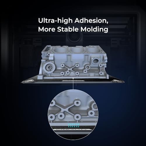 SainSmart Official Creality K1 Texture PEI Build Plate Kit, Flexible Spring Steel Platform with Power Coating PEI Surface and Magnetic Base Sheet Kit for K1, Ender 3 V3 SE/KE, CR-10 SE, 235x235mm - Image 5