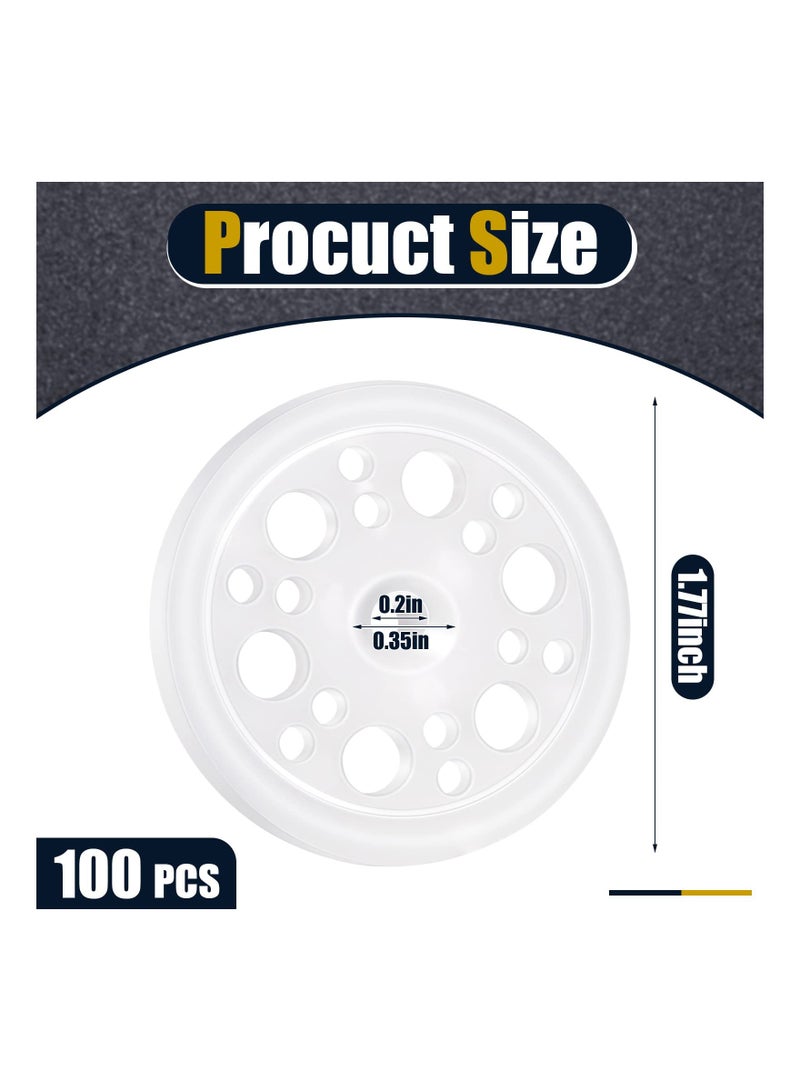 100 Pcs 45mm Plastic Washers for Load Spreading, Polypropylene Washers for Fixing and Supporting Rigid Foam Insulation Boards, Easy Removal for Screws and Nails. - Image 4