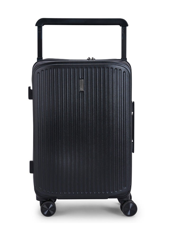 LIMRA Travel Bag From Limra Made Of PC Cabin Carry Check-In Luggage Trolley Size 20 inch Color Black - Image 2