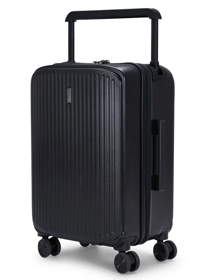 LIMRA Travel Bag From Limra Made Of PC Cabin Carry Check-In Luggage Trolley Size 20 inch Color Black