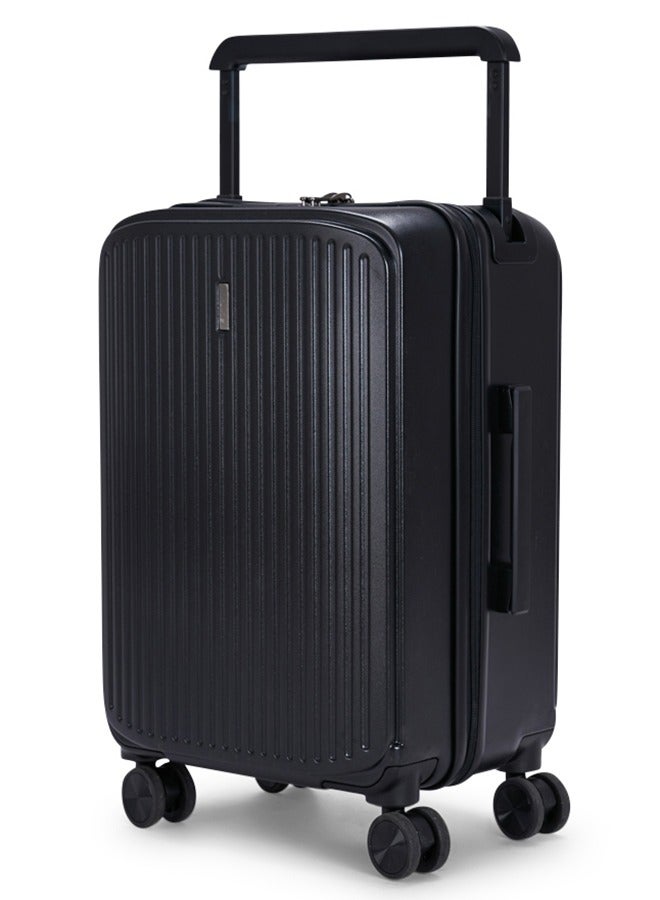 LIMRA Travel Bag From Limra Made Of PC Cabin Carry Check-In Luggage Trolley Size 20 inch Color Black - Image 1