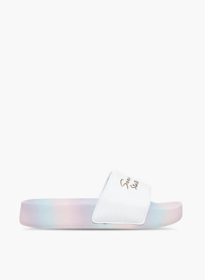 سيليست شباشب نسائية بطبعة شعار