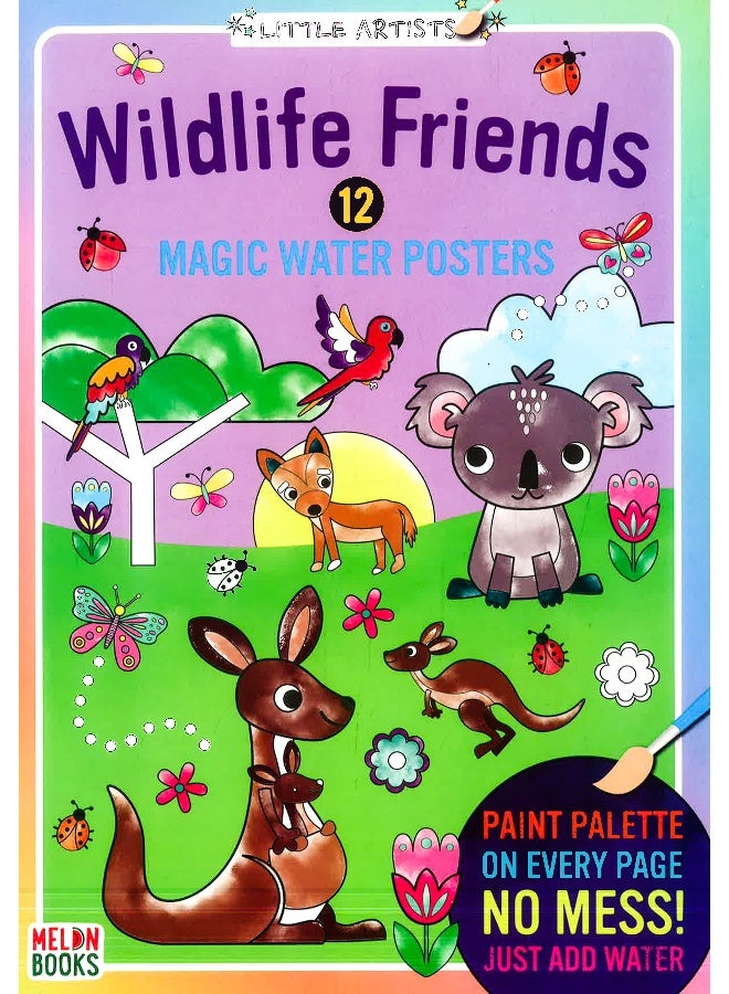 Wildelife Friends Magic Water Posters Book  - Image 1