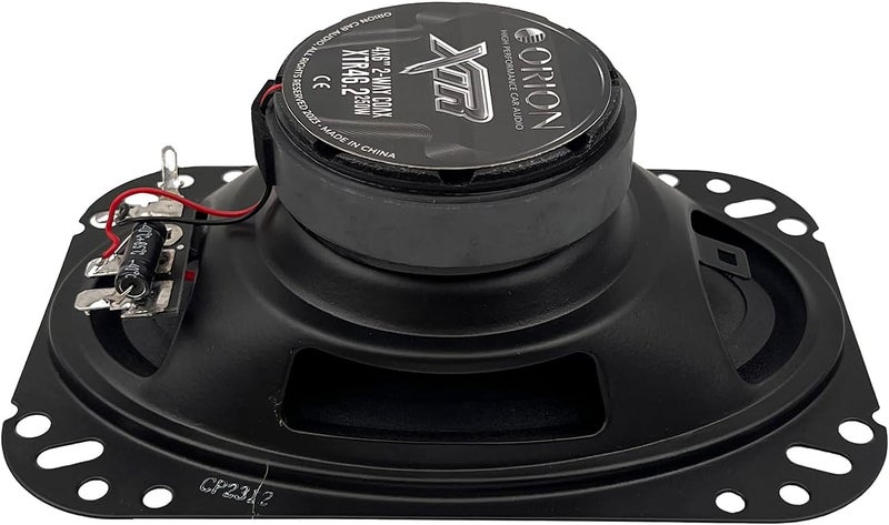 Orion XTR Series XTR46.2 Coaxial Car Audio Speakers - 4x6”, 2-Way Component Speaker W/Tweeter, 200W Max Power, 4 Ohms, Easy Installation, Polypropylene Cone W/Butyl Rubber Surround(Pair) - Image 5