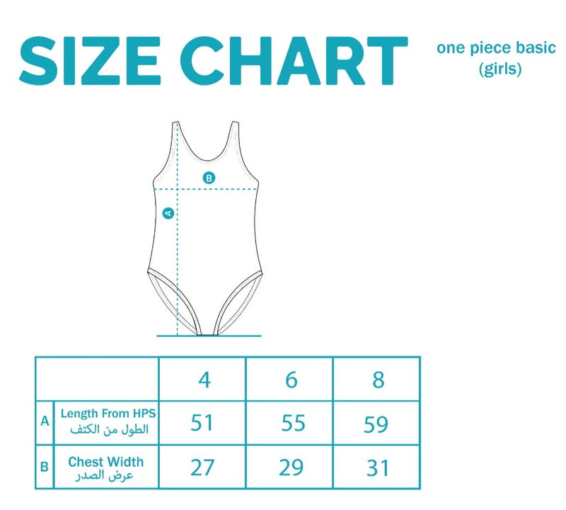 Onda Quick-Dry Stretch Lycra Swimsuit for Girls - Image 2