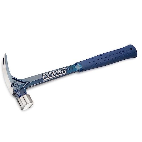 Estwing مطرقة إستي وينغ ألترا سيريز - 19 أونصة مطرقة إطار بمخلب ممزق مع وجه أملس ومقبض لتقليل الصدمات - E6-19S - Image 2