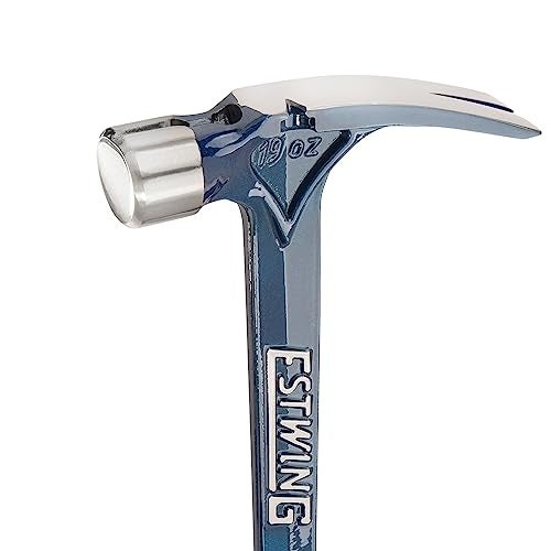 Estwing مطرقة إستي وينغ ألترا سيريز - 19 أونصة مطرقة إطار بمخلب ممزق مع وجه أملس ومقبض لتقليل الصدمات - E6-19S - Image 3