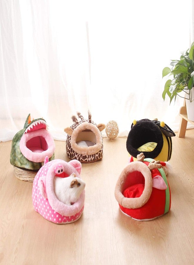 LEFTSTARER Guinea Pig Bed Toy Cage House Accessories Nest Hedgehog Hamster Supplies Sugar Glider Ferret Rat Bed Toy Small pet Animals（3-L） - Image 4