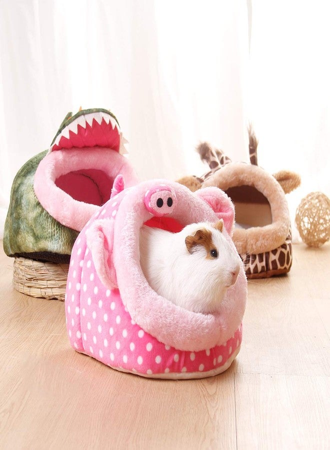 LEFTSTARER Guinea Pig Bed Toy Cage House Accessories Nest Hedgehog Hamster Supplies Sugar Glider Ferret Rat Bed Toy Small pet Animals（3-L） - Image 5