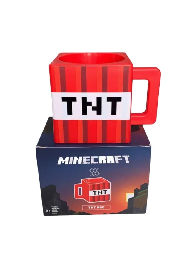 Minecraft TNT Mug – Fun Red Square Coffee Cup for Gamers - Image 1