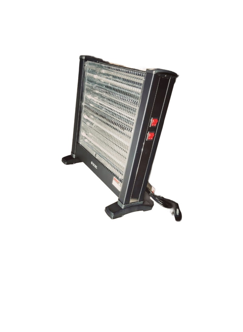 آيكون ايكون دفاية كوارتز كهربائية بقدرة 2400 واط- 4 شمعات - 4 درجات تحكم بالحرارة - 220-240 فولت /50-60 هرتز - لون اسود - - ICO-1703H - Image 2