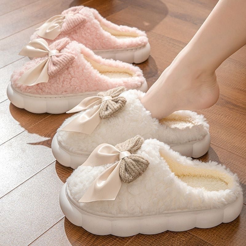 Cotton Slippers Women'S Household Indoor Warm Home Shoes For Couple Slippers Men'S Winter Home Shoes Non-Slip - Image 3