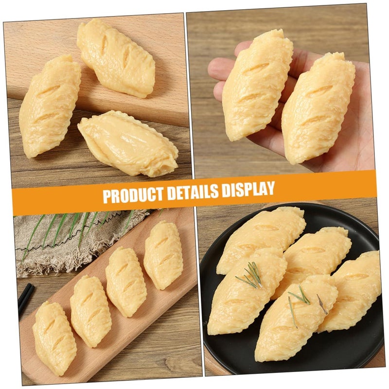 5Pcs Artificial Chicken Wing Model Realistic Food Prop Decor - Image 3