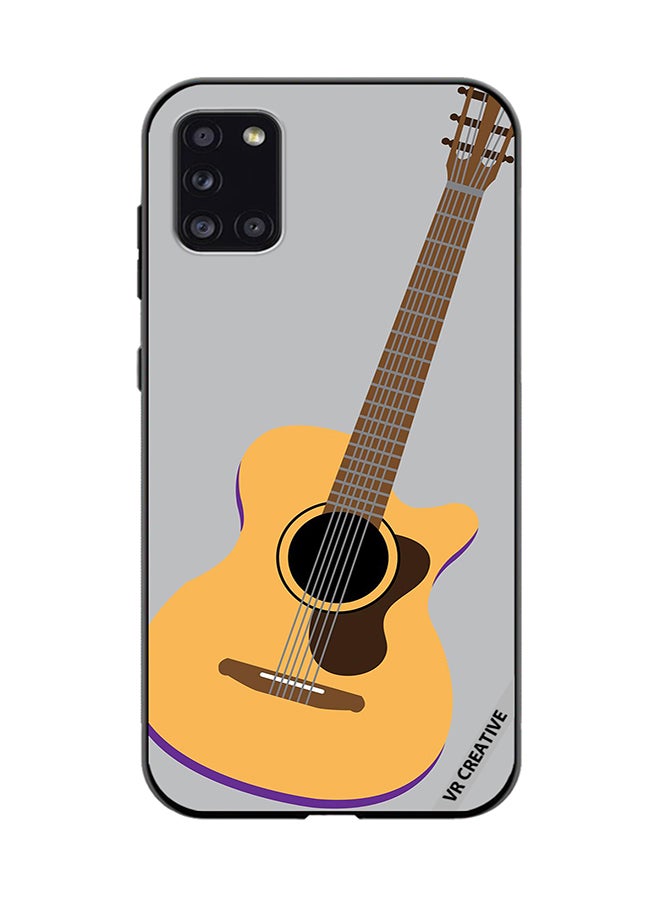 VR CREATIVE Protective Case Cover For Samsung Galaxy A31 Guitar Musical Design Multicolour - Image 1