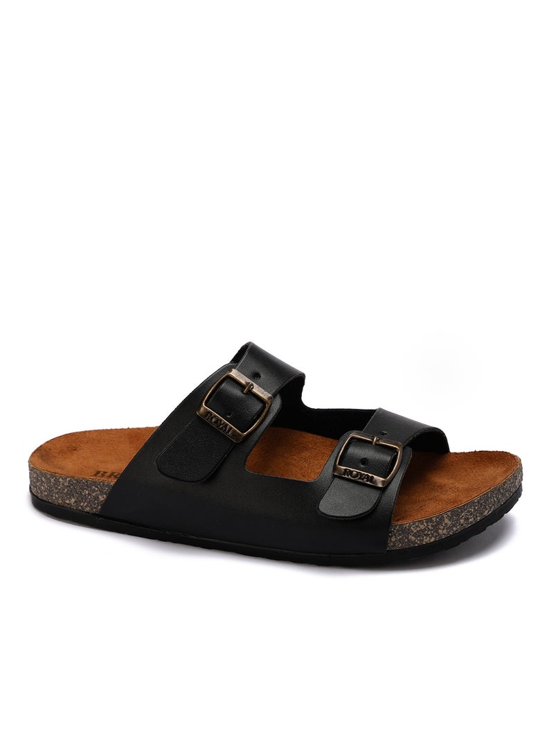 شبشب رجالي أنيق بتصميم عصري ومريح – جلد طبيعي ونعل طبي مقاوم للانزلاق متوفر بمختلف المقاسات و الالوان - Image 2