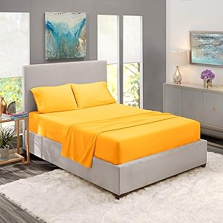 Nestl Bedding Nestl Bedding Nestl Deep Pocket Full Sheets: 4 Piece Full Size Bed Sheets with Fitted Sheet, Flat Sheet, Pillow Cases -  - Image 1
