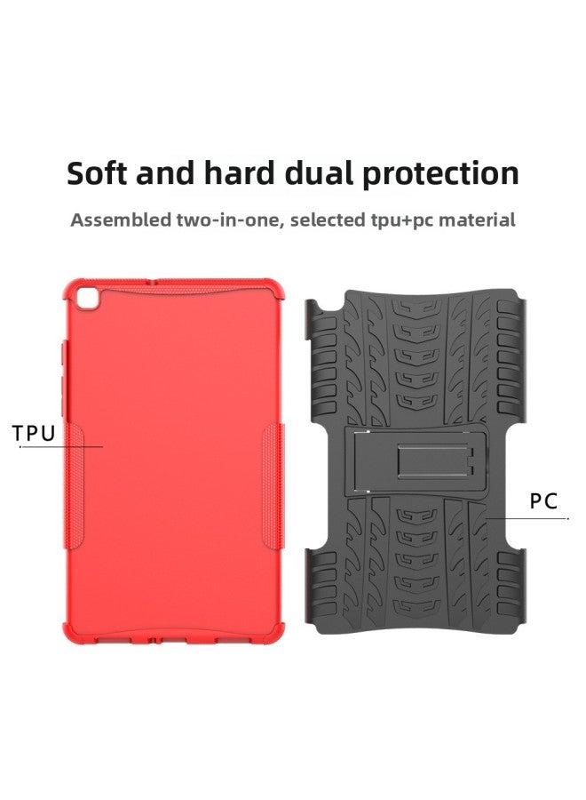 2022 Samsung TAB A 8.0 Protective Case Bracket T290 Two-in-one Anti-fall Shell Spot-Color:Green-Applicable Model:Samsung Tab A 8.0(2019)/T295/T290 - Image 5