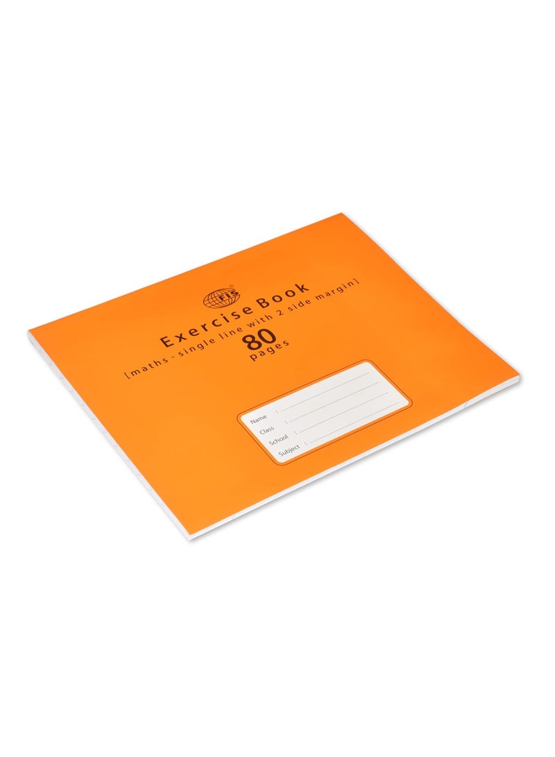 FIS مجموعة كتب تمارين مكونة من 12 كتابًا، 80 صفحة، بهامش سطر واحد (كتاب الرياضيات) FSEBSL2M80N - Image 4