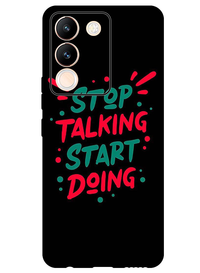 Theodor Protective Case Anti Scratch Shock Proof Bumper Cover For Vivo Y200 Stop Talking - Image 1