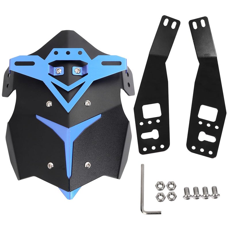 Blue Aluminum Alloy Rear Fudguard for Off Road Dirt Bikes and Motorcycles - Image 2