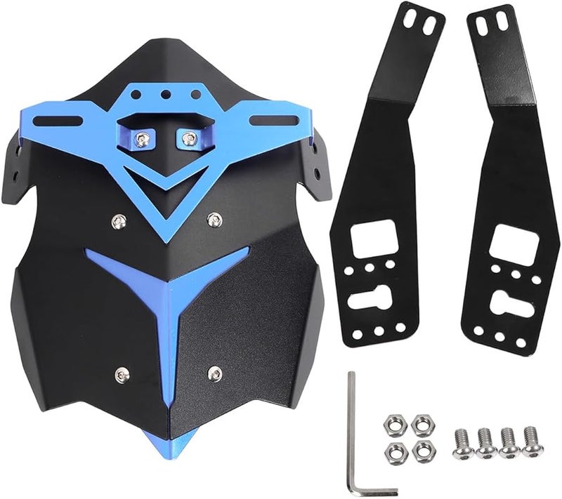 Blue Aluminum Alloy Rear Fudguard for Off Road Dirt Bikes and Motorcycles - Image 1